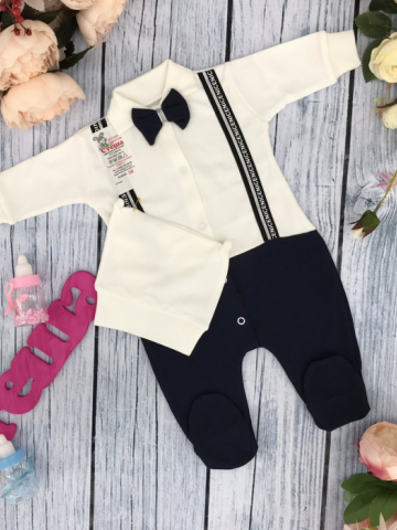 Купить оптом 207. Комбинезон ясельный с шапкой,100% хлопок интерлок в Омске